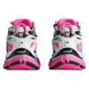 Runner-Sneaker „Silver White Pink Mesh and Nylon“ 677402W3RBW9155