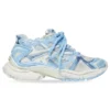 Runner Sneaker „Weiß, Babyblau, Mesh und Nylon“ 677402W3RB29744
