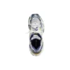 Runner Sneaker „Weiß Blau Gelb Mesh und Nylon“ 677403W3RB59174