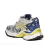 Runner Sneaker „Weiß Blau Gelb Mesh und Nylon“ 677403W3RB59174