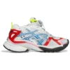 Runner Sneaker „Weiß Blau Rot Mesh und Nylon“ 677403W3RB69645