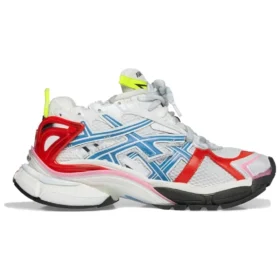 Runner Sneaker „Weiß Blau Rot Mesh und Nylon“ 677403W3RB69645