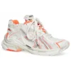 Runner Sneaker „Weiß-Fluo-Orange, Mesh und Nylon“ 677403W3RBM9770