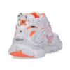 Runner Sneaker „Weiß, Fluo-Orange, Mesh und Nylon“ 677402W3RBM9770