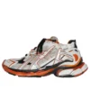 Runner Sneaker „Weiß Orange Schwarz“ 677403W3RB79051