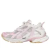 Runner Sneaker „White Baby Pink Mesh and Nylon“ 677402W3RB39059