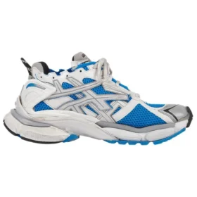 Runner Sneaker „White Blue Mesh and Nylon“ 677402W3RB34912