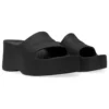 Sandalen mit klobigem Keilabsatz „Black Rubber“ 737923W1S891000