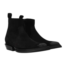 Santiago Schwarze Wildleder-Stiefel „Schwarz“ 579736WA7301000