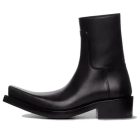 Santiago Stiefeletten „Schwarzes, mattes Kalbsleder“ 745530WBDO01000
