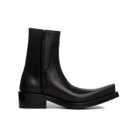 Santiago Stiefeletten „Schwarzes, mattes Kalbsleder“ 745530WBDO01000