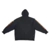 SBalenciaga Metallica Hoodie Oversized-Passform „Black Orange“ 697879TMV891055
