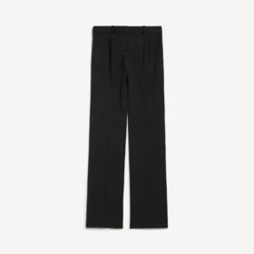Schlanke, taillierte Damenhose in Schwarz