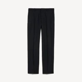 Schmale, taillierte Herrenhose in Schwarz