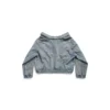 Schulterfreie Jacke „Hellblau“ 786638TQW556379
