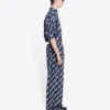 Scribble-Pyjama-Hose „Blue“ 681819TLLJ48502