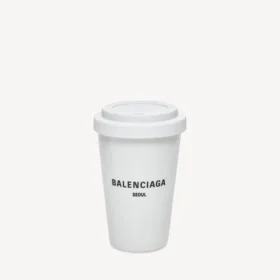 Seoul-Kaffeetasse in Weiß/Schwarz