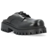 Sergent 20-mm-Pantoletten „Glattes Kalbsleder Schwarz“ 701392WBD401000