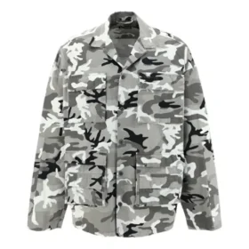 Shirt mit Camouflage-Print „Grey“ 681008TLL721262