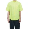 Shirt mit durchgehendem Logo „Neon Yellow“ 534332TILX67110