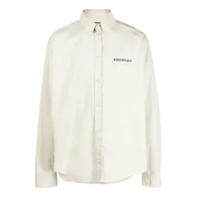 Shirt mit Rückenaufdruck „Ecru“ 703843TKM019800