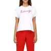 Short-Sleeve-Shirt mit Signature-Alphabet-Logo, Weiß, 583217TFV639783