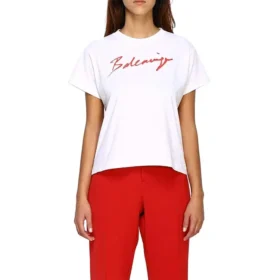 Short-Sleeve-Shirt mit Signature-Alphabet-Logo, Weiß, 583217TFV639783