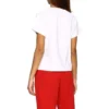 Short-Sleeve-Shirt mit Signature-Alphabet-Logo, Weiß, 583217TFV639783