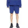 Shorts mit Logo-Print „Indigo Dirty White“ 676137TNVB64388