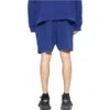 Shorts mit Logo-Print „Indigo Dirty White“ 676137TNVB64388