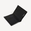 Signature-Brieftasche für Herren, vertikal gefaltet, aus BB Monogram-beschichtetem Canvas in Schwarz/Grau