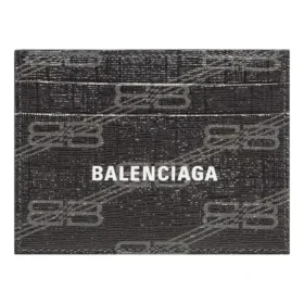 Signature Kartenetui aus beschichtetem Canvas mit BB Monogram „Schwarz“ 594309210D81061
