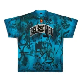 Skater-Graffiti-T-Shirt „Blue Sky“ 739028TOVA74900