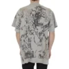 Skater-Graffiti-T-Shirt „Heather Grey“ 739028TOVA71300