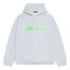 Slime Hoodie Wide Fit „Grey Green“ 674986TLVF21203