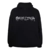 Slime Hoodie Wide Fit „Schwarz“ 674986TLVF21069