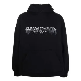 Slime Hoodie Wide Fit „Schwarz“ 674986TLVF21069