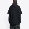 Slime Langarm-Kapuzen-T-Shirt „Schwarz“ 681029TLVF11069