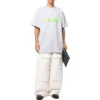Slime Oversized-T-Shirt „Grey Green“ 676589TLVF11203