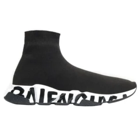 Speed 1.0 Recycled Knit Graffiti Sneaker „Black“ 645334W2DB71015