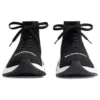 Speed 1.0 Schnür-Sneaker „Schwarz-Weiß mit roter transparenter Sohle“ 617217W05GG1014