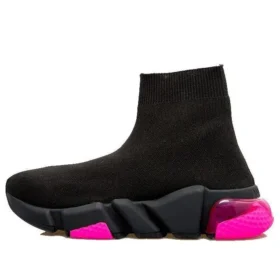 Speed 1.0 Sneaker „Clear Sole Black Fluo Pink“ 607543W2DBW1051 Speed 1.0 Sneaker „Clear Sole Black Fluo Pink“ 607543W2DBW1051