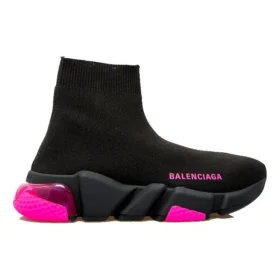 Speed 1.0 Sneaker „Clear Sole Black Fluo Pink“ 607543W2DBW1051 Speed 1.0 Sneaker „Clear Sole Black Fluo Pink“ 607543W2DBW1051
