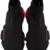 Speed 1.0 Sneaker „Clear Sole Black Fluo Pink“ 607543W2DBW1051