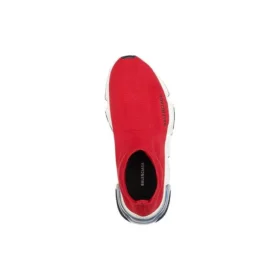 Speed 1.0 Sneaker „Rot mit transparenter Sohle, Weiß“ 607543W05GG6591 Speed 1.0 Sneaker „Rot mit transparenter Sohle, Weiß“ 607543W05GG6591