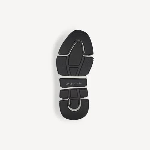 Speed 2.0 Damen-Sneaker aus recyceltem Strick mit zweifarbiger Sohle in Schwarz/Weiß Speed 2.0 Damen-Sneaker aus recyceltem Strick mit zweifarbiger Sohle in Schwarz/Weiß