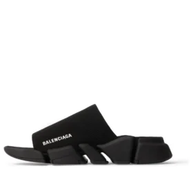 Speed 2.0 Sandalen aus recyceltem Strick „Black“ 711453W2DB11000