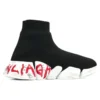 Speed 2.0 Sneaker „Black Knit with Red Graffiti“ 617239W2DD41096