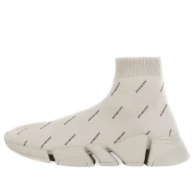 Speed 2.0 Sneaker „Recycled Knit with Logo All Over Beige“ 617196W2DBO9910