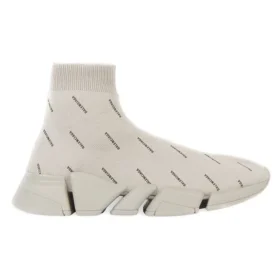 Speed 2.0 Sneaker „Recycled Knit with Logo All Over Beige“ 617196W2DBO9910